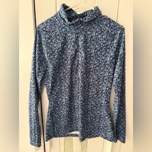 Merrell Blue Patterned Long Sleeve Top